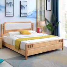 江西南康实木床厂家 南康实木床批发价格 南康橡木床工厂直销