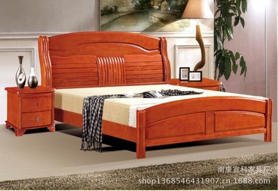 南康实木床 品质与简约的完美结合